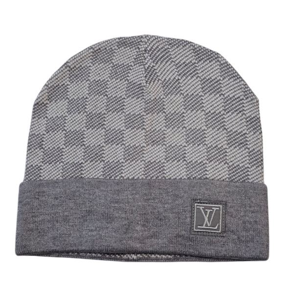 Louis Vuitton Monogram Checkered Beanie - Picture 1 of 3